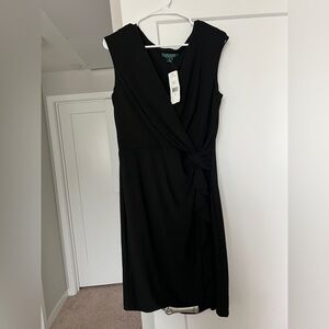 Ralph Lauren Black Asymmetrical Dress